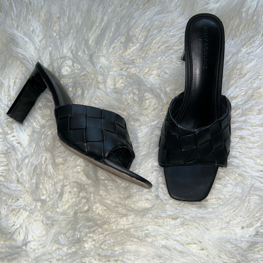 Black Heeled Mule